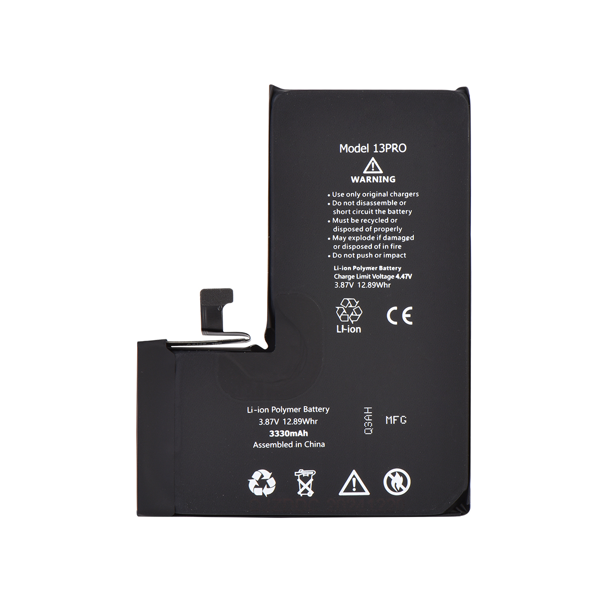 Bateria Apta Diagnostico para iPhone 13 pro - Pieza Usada