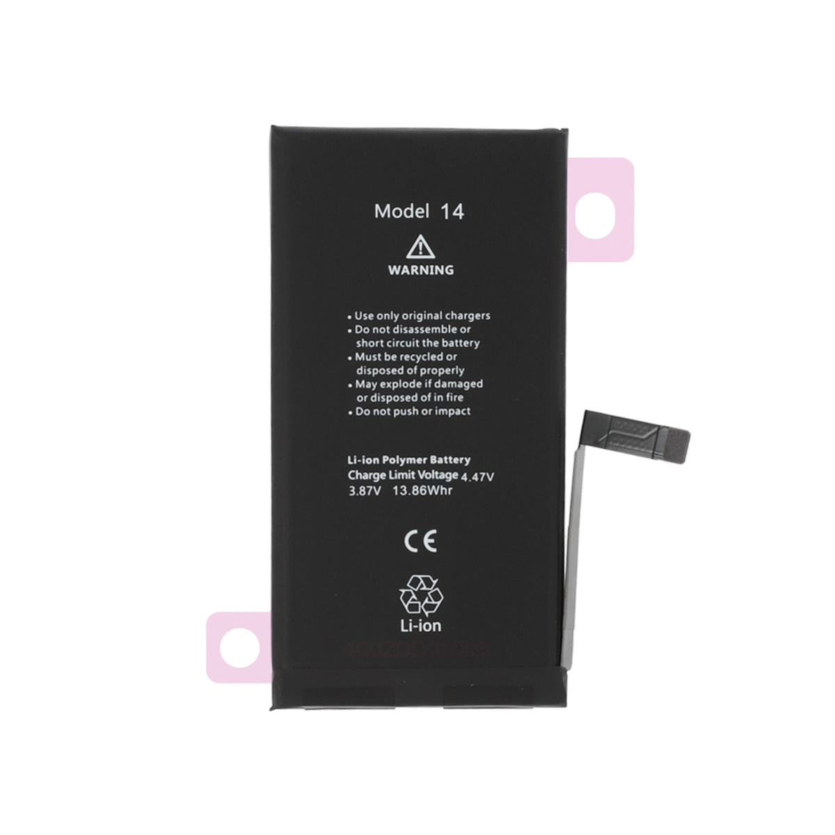 Bateria Apta Diagnostico para iPhone 14 - Pieza Original