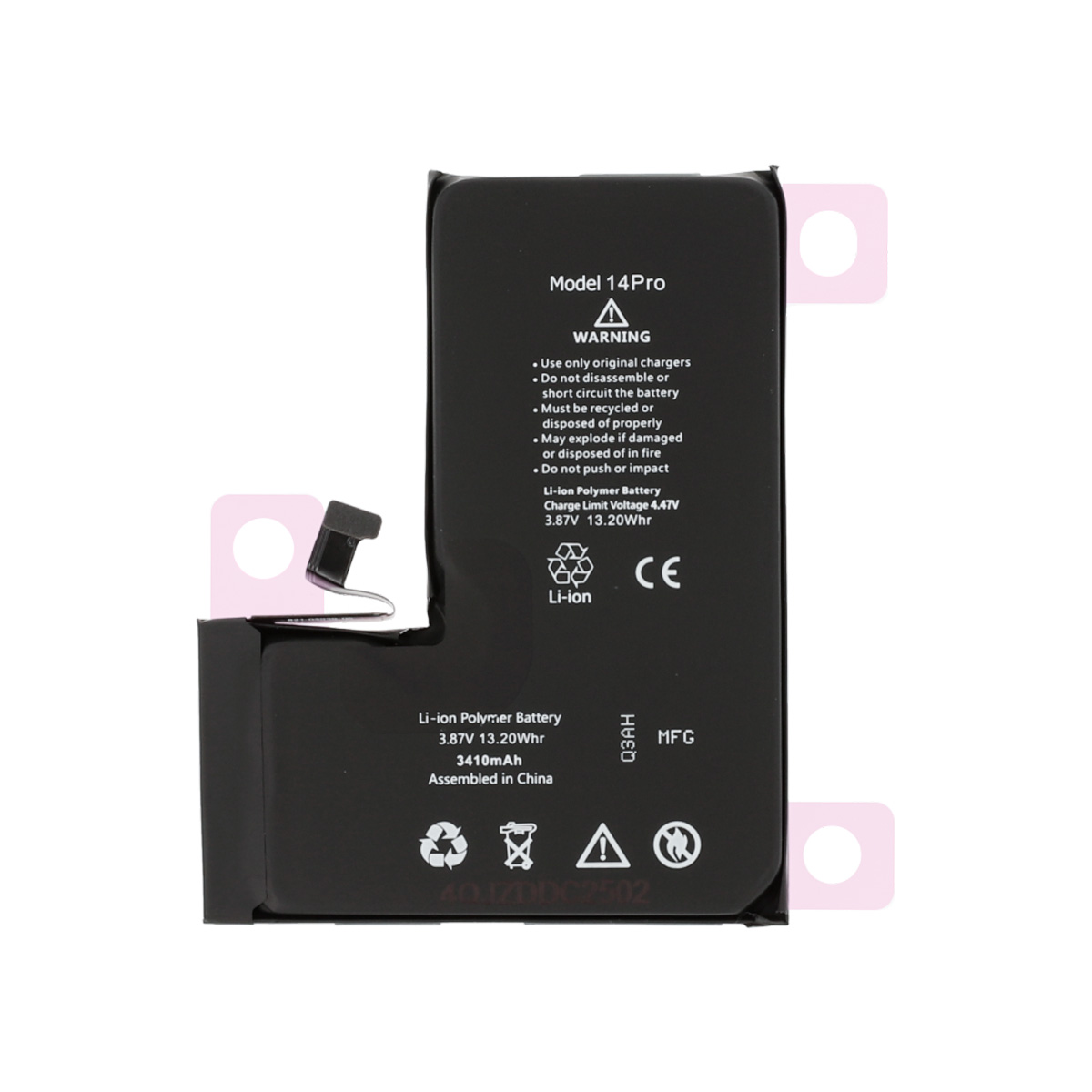 Bateria Apta Diagnostico para iPhone 14 pro - Pieza Original