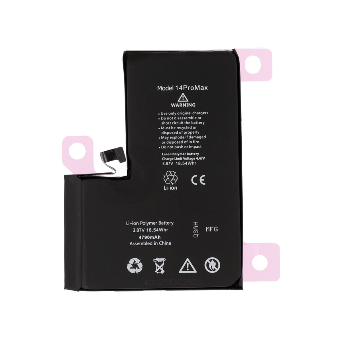 Bateria Apta Diagnostico para iPhone 14 pro max - Pieza Original