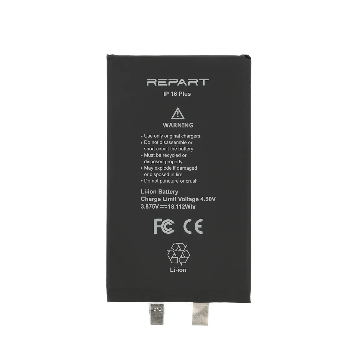 Bateria Repart sin flex para iPhone 16 plus