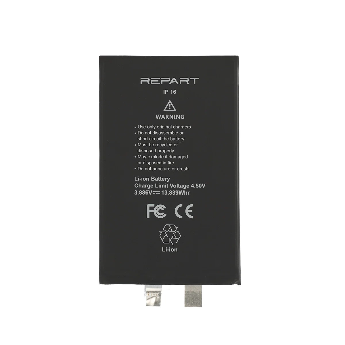 Bateria Repart sin flex para iPhone 16