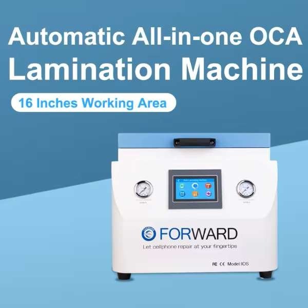 Laminadora y sacaburbuja todo en uno FORWARD IOS16 (16 pulgadas)