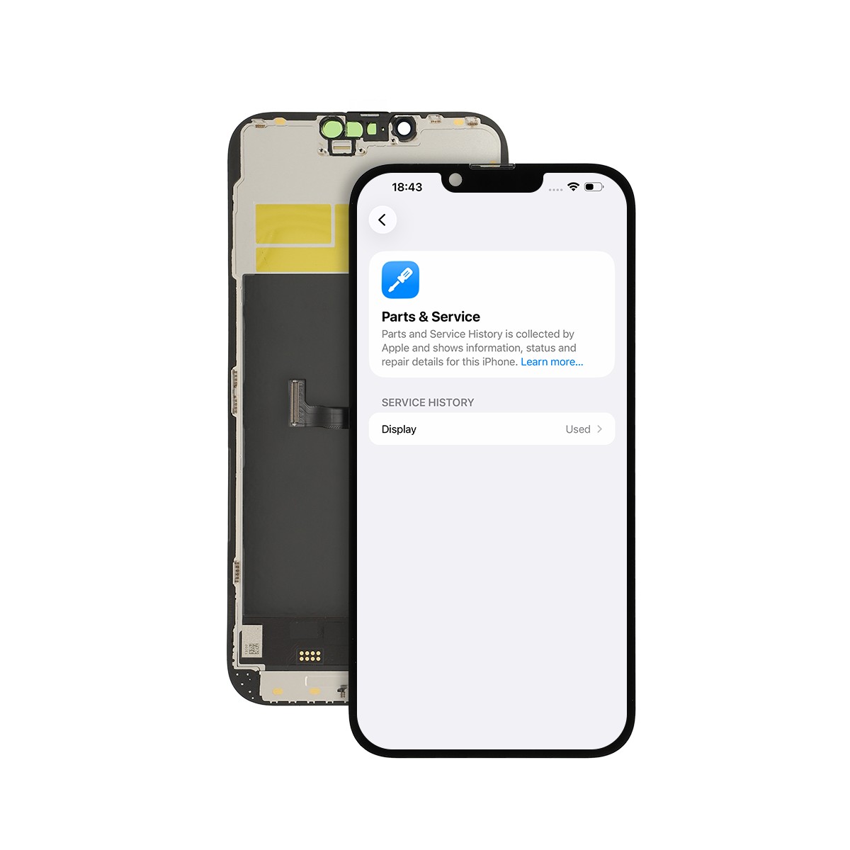 Modulo Apto Diagnostico Soft Oled para iPhone 13 pro max 120hz (SIN IC)