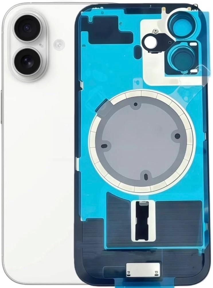 Tapa con anclaje para iPhone 17 blanco